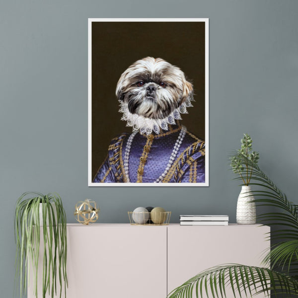 The Grand Duchess: Custom Pet Portrait | framed pet portrait | Paw & Glory