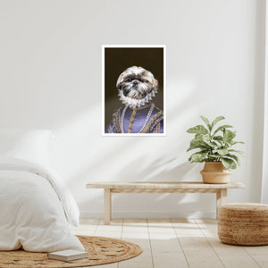 The Grand Duchess: Custom Pet Poster - Paw & Glory - Dog Portraits - Pet Portraits