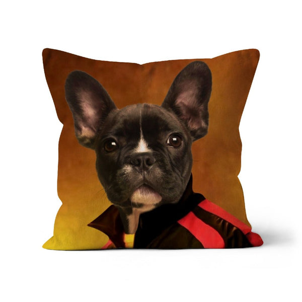Sharp-Suited Agent Custom Pet Pillow | Funny Pet Portrait | Paw & Glory