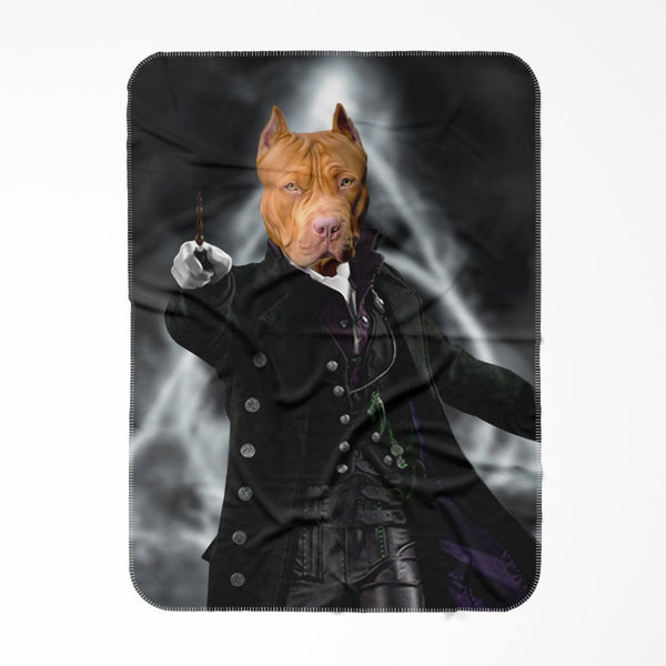 Dark Wizard Custom Pet Blanket | Personalized Pet Gift | Paw & Glory