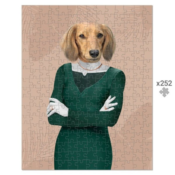 Coastal Glamour Star Custom Pet Puzzle | Funny Pet Portrait | Paw & Glory