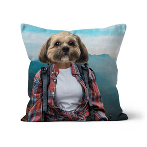 The Hiker: Custom Pet Pillow - Paw & Glory - Dog Portraits - Pet Portraits