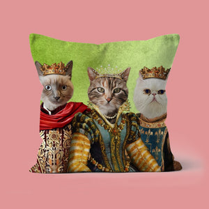 The Imperial 3: Custom Pet Pillow - Paw & Glory - Dog Portraits - Pet Portraits