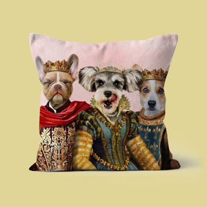 The Imperial 3: Custom Pet Pillow - Paw & Glory - Dog Portraits - Pet Portraits