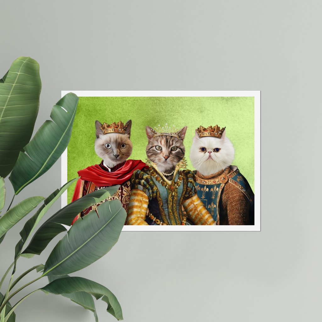 The Imperial 3: Custom Pet Poster - Paw & Glory - Dog Portraits - Pet Portraits