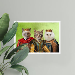 The Imperial 3: Custom Pet Poster - Paw & Glory - Dog Portraits - Pet Portraits
