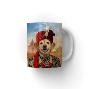 The Indian Raja: Custom Pet Coffee Mug - Paw & Glory - Dog Portraits - Pet Portraits