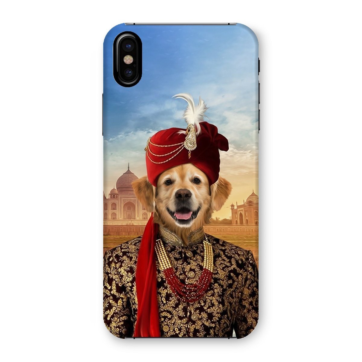 The Indian Raja: Custom Pet Phone Case - Paw & Glory - Dog Portraits - Pet Portraits
