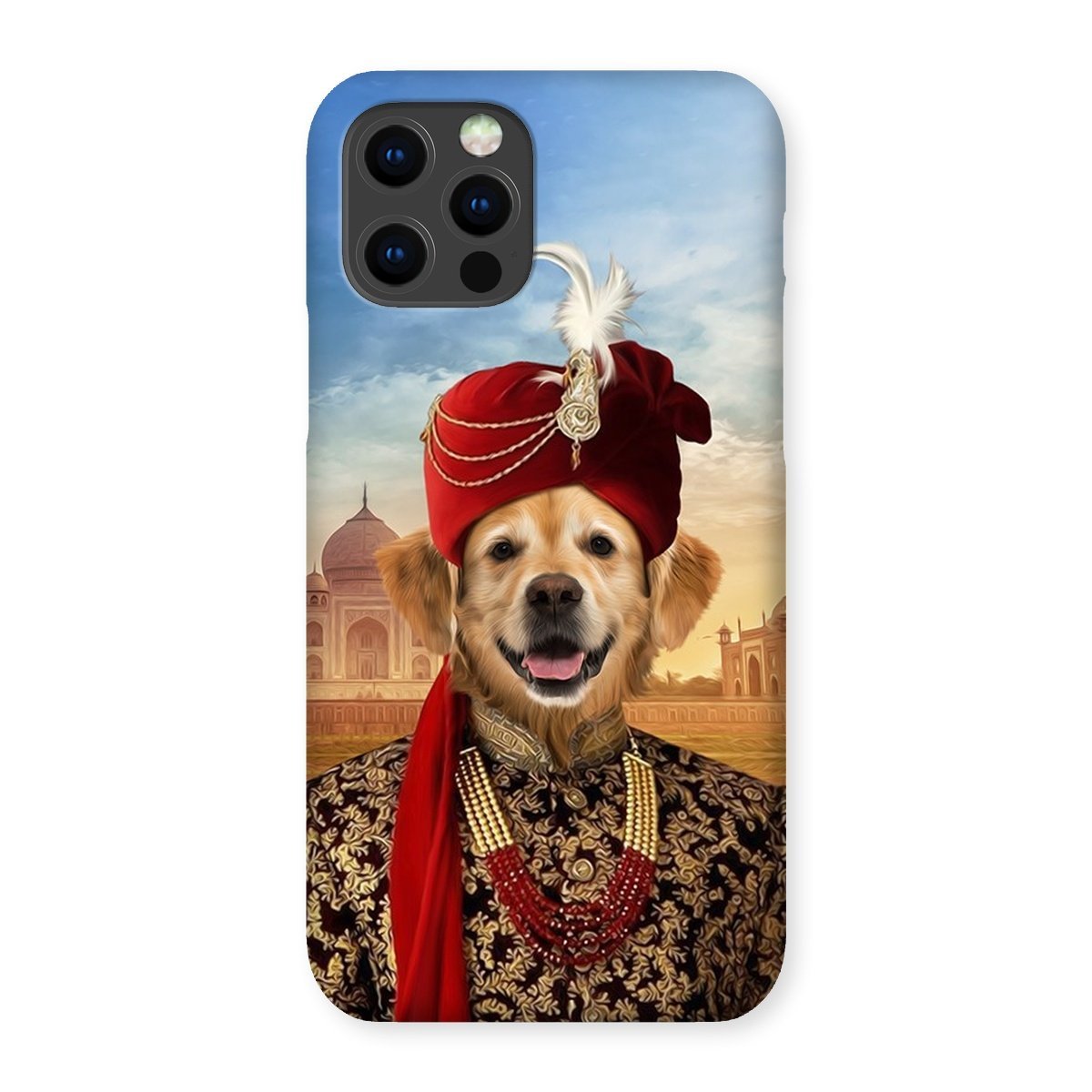 The Indian Raja: Custom Pet Phone Case - Paw & Glory - Dog Portraits - Pet Portraits
