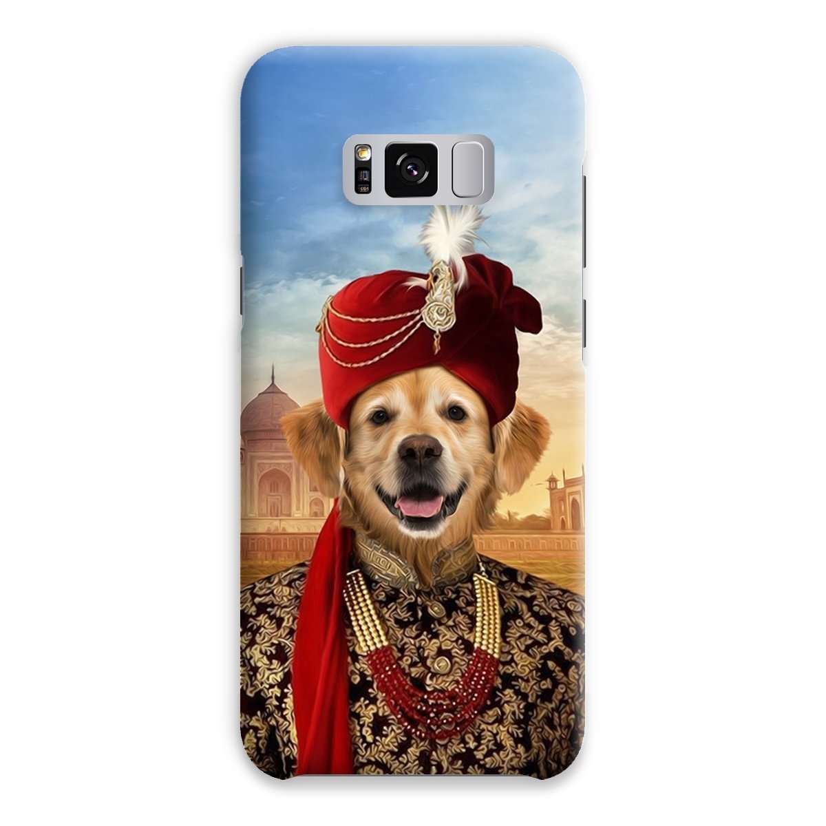 The Indian Raja: Custom Pet Phone Case - Paw & Glory - Dog Portraits - Pet Portraits