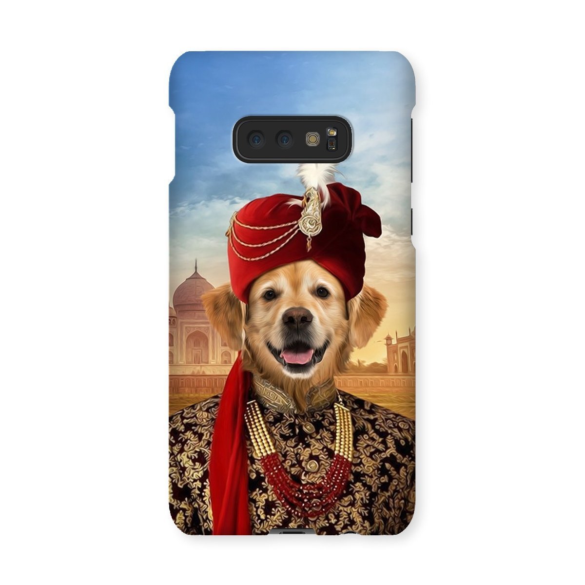 The Indian Raja: Custom Pet Phone Case - Paw & Glory - Dog Portraits - Pet Portraits