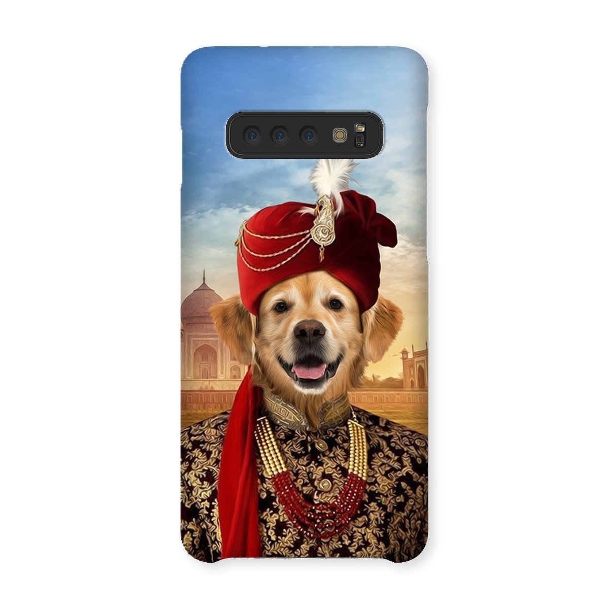 The Indian Raja: Custom Pet Phone Case - Paw & Glory - Dog Portraits - Pet Portraits