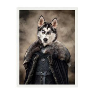 The Iron King (GOT Inspired): Custom Pet Portrait - Paw & Glory - Dog Portraits - Pet Portraits