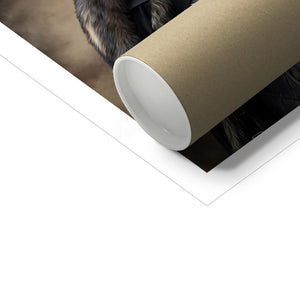 The Iron King (GOT Inspired): Custom Pet Poster - Paw & Glory - Dog Portraits - Pet Portraits