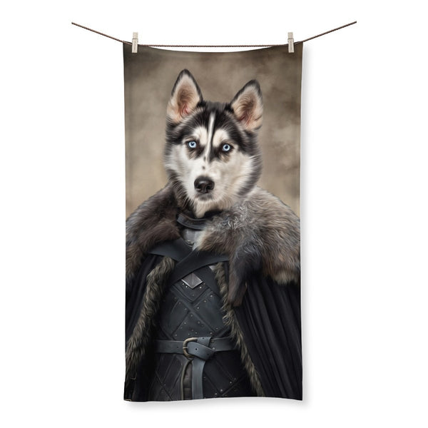Fantasy King Custom pet Towel | Renaissance Pet Portrait | Paw & Glory