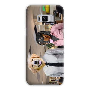 The Jim & Pam (The Office Inspired): Custom Pet Phone Case - Paw & Glory - Dog Portraits - Pet Portraits