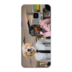 The Jim & Pam (The Office Inspired): Custom Pet Phone Case - Paw & Glory - Dog Portraits - Pet Portraits