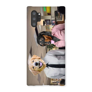 The Jim & Pam (The Office Inspired): Custom Pet Phone Case - Paw & Glory - Dog Portraits - Pet Portraits