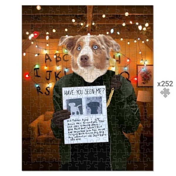Retro 80s Sci-Fi Custom Pet Puzzle | Pet Lover Gift | Paw & Glory