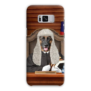The Judge: Custom Pet Phone Case - Paw & Glory - Dog Portraits - Pet Portraits