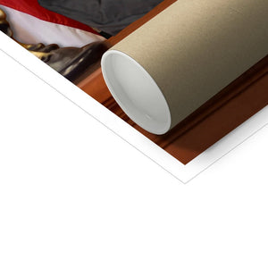 The Judge: Custom Pet Poster - Paw & Glory - Dog Portraits - Pet Portraits