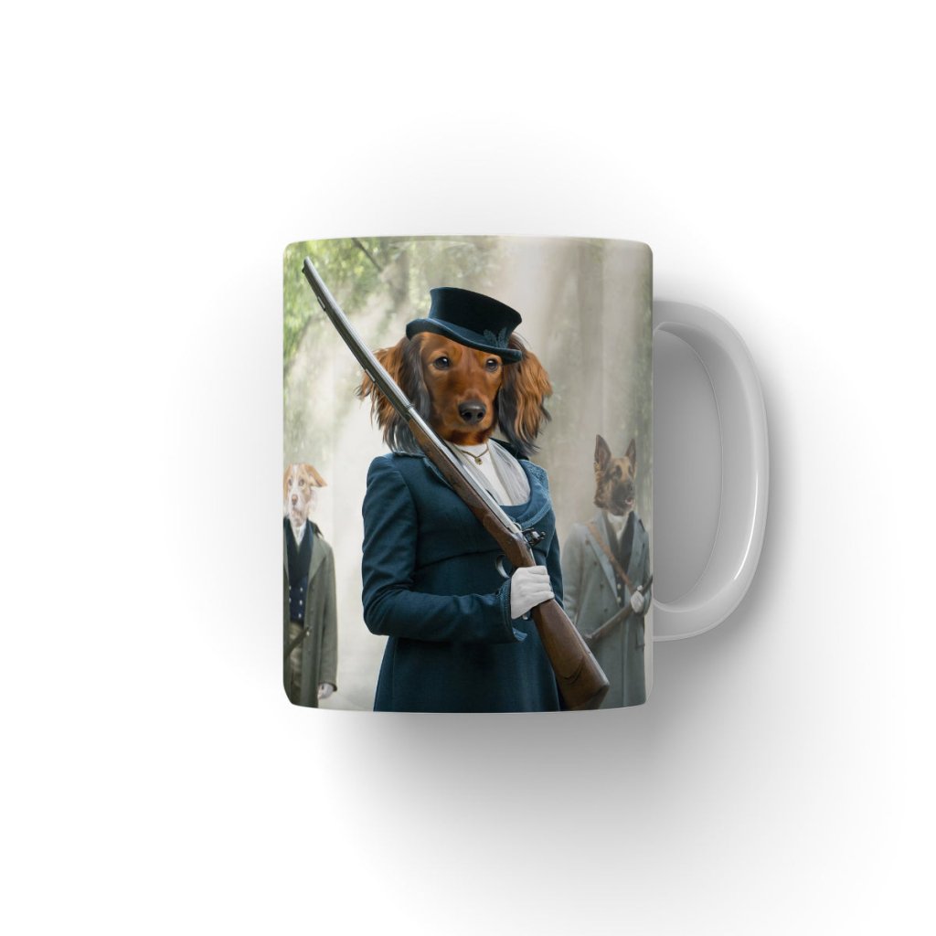 Regency Lady Custom Pet Coffee Mug | Funny Pet Portrait Gift | Paw & Glory