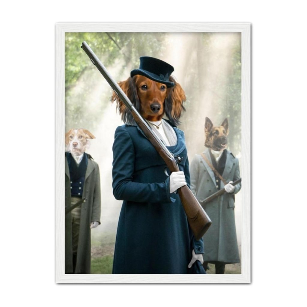Regency Lady Custom Pet Portrait | Paw & Glory