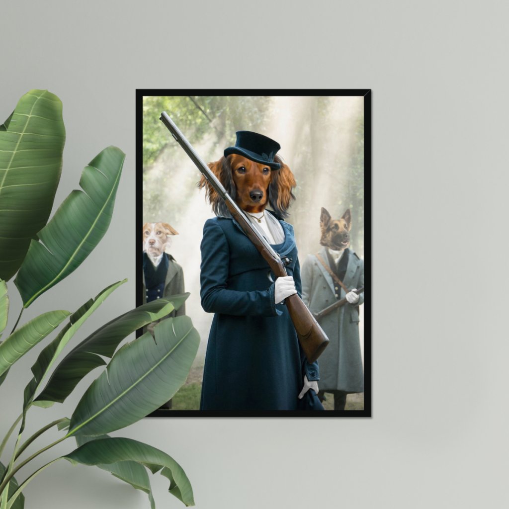 Regency Lady Custom Pet Portrait | Paw & Glory