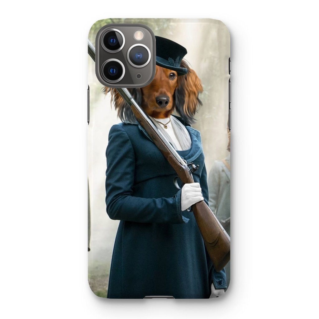 Regency Lady Custom Pet Snap Phone Case | Custom Pet Artwork | Paw & Glory