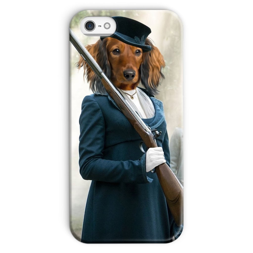Regency Lady Custom Pet Snap Phone Case | Custom Pet Artwork | Paw & Glory