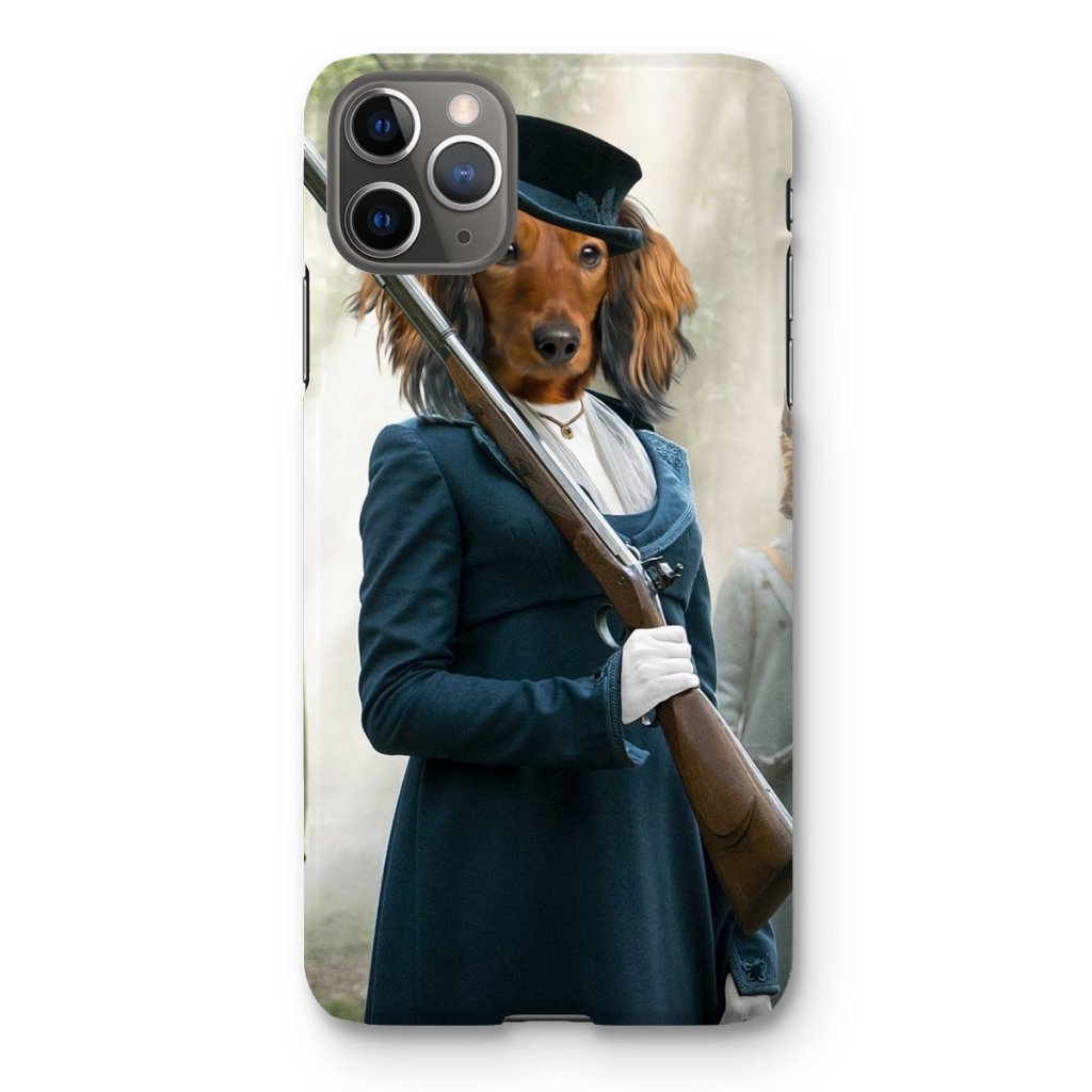 Regency Lady Custom Pet Snap Phone Case | Custom Pet Artwork | Paw & Glory
