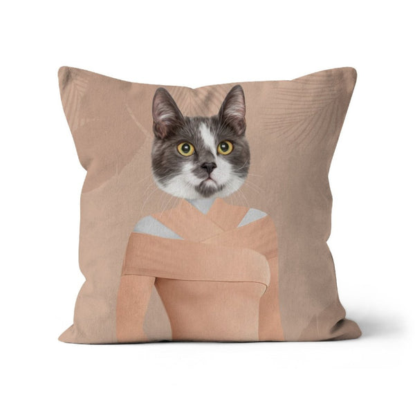 Coastal Glamour Star Custom Pet Pillow | Funny Pet Portrait | Paw & Glory