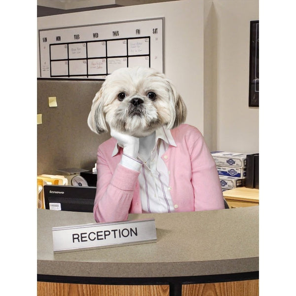 Office Drama Queen Custom Digital Download Pet Portrait | Paw & Glory