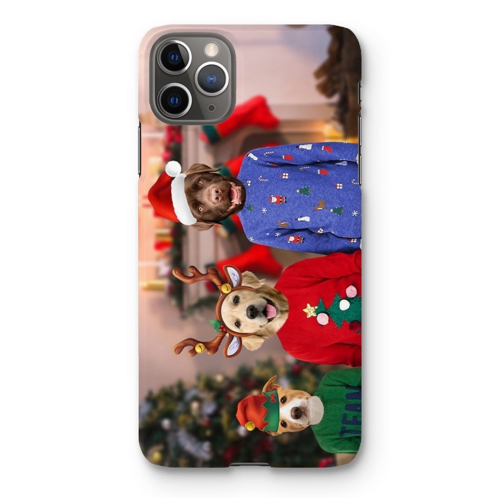 The Kids Christmas: Custom Pet Phone Case - Paw & Glory - Dog Portraits - Pet Portraits