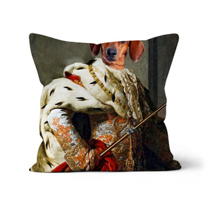 The King: Custom Pet Pillow - Paw & Glory - Dog Portraits - Pet Portraits