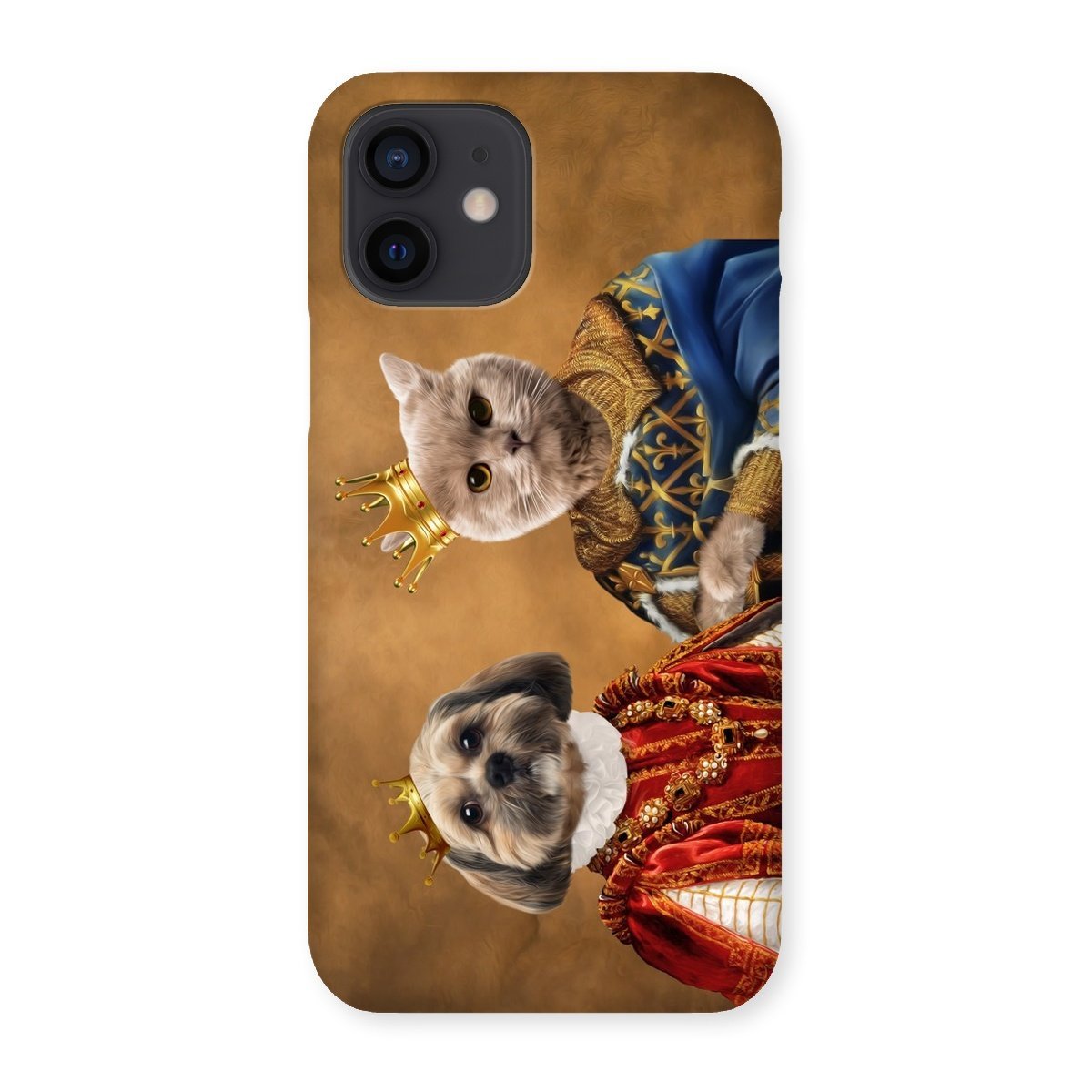 The King & Queen: Custom Pet Phone Case - Paw & Glory - Dog Portraits - Pet Portraits