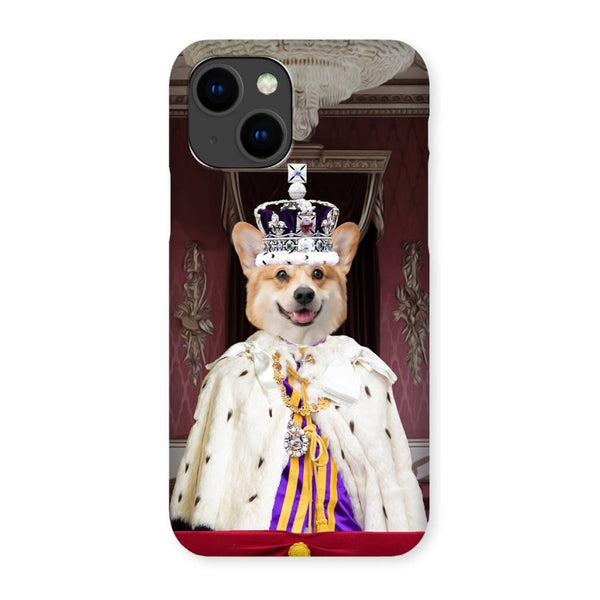 The Kings Coronation: Custom Pet Phone Case | royal pet portrait | Paw & Glory