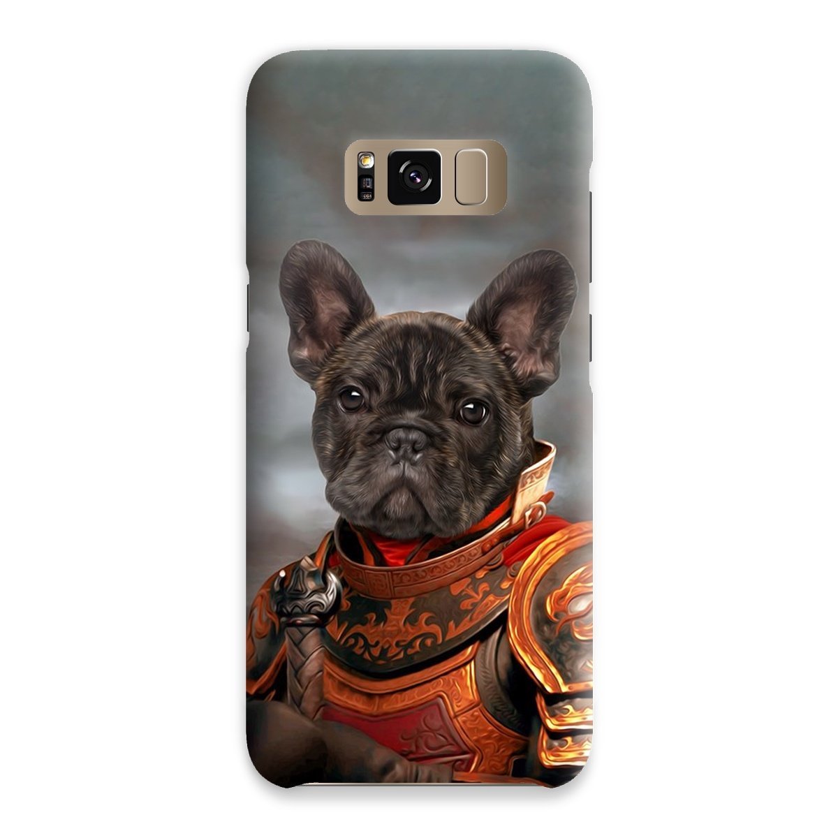 The Knight: Custom Pet Phone Case - Paw & Glory - Dog Portraits - Pet Portraits