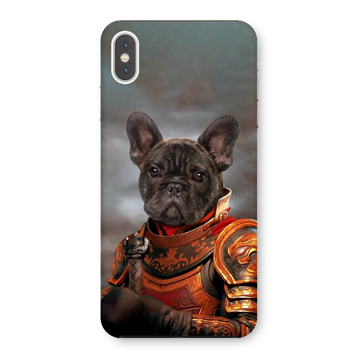 The Knight: Custom Pet Phone Case - Paw & Glory - Dog Portraits - Pet Portraits