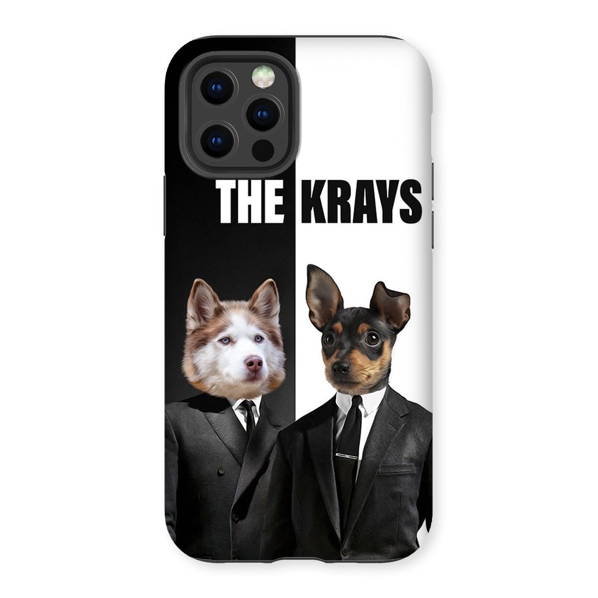 The Krays: Custom Pet Phone Case - Paw & Glory - Dog Portraits - Pet Portraits