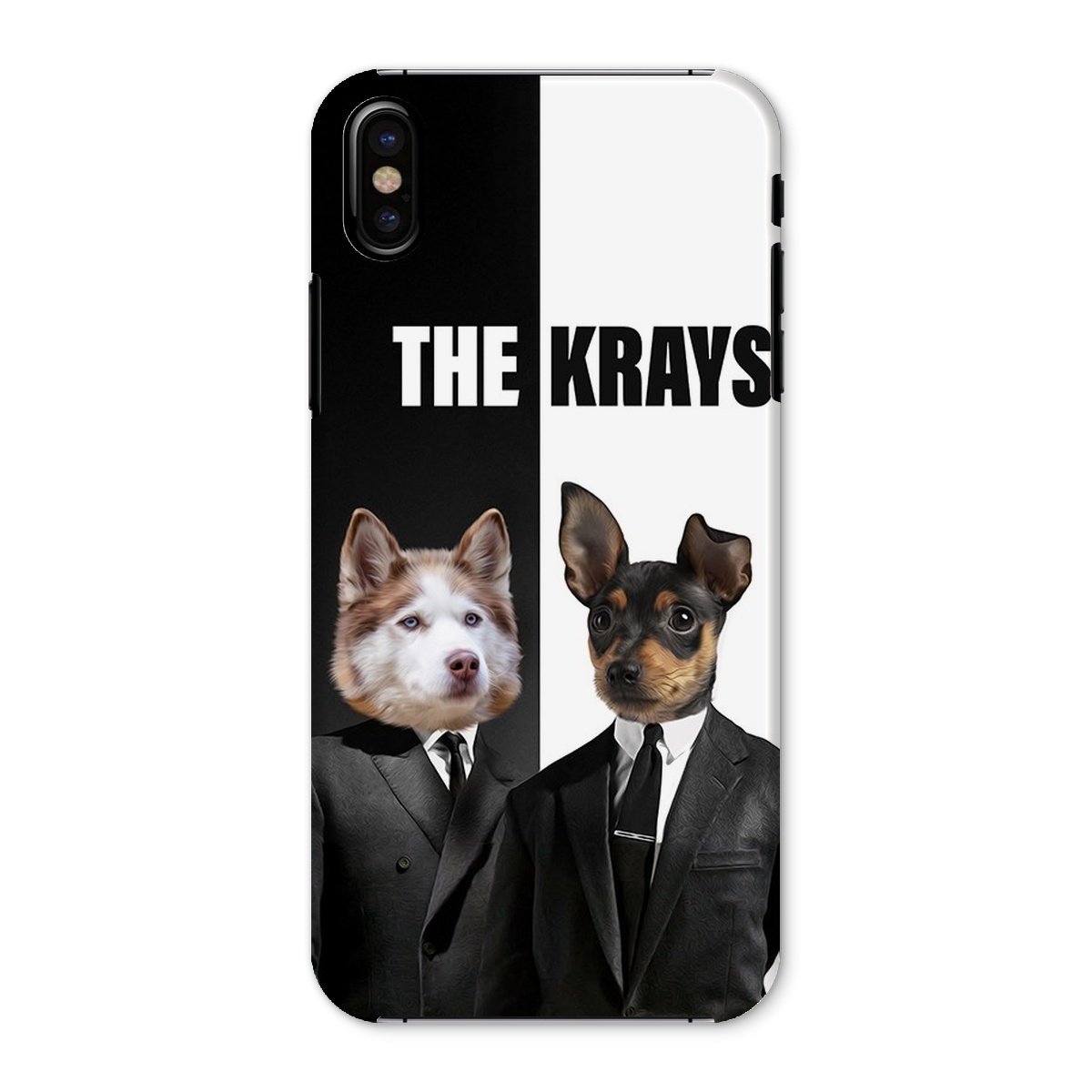 The Krays: Custom Pet Phone Case - Paw & Glory - Dog Portraits - Pet Portraits