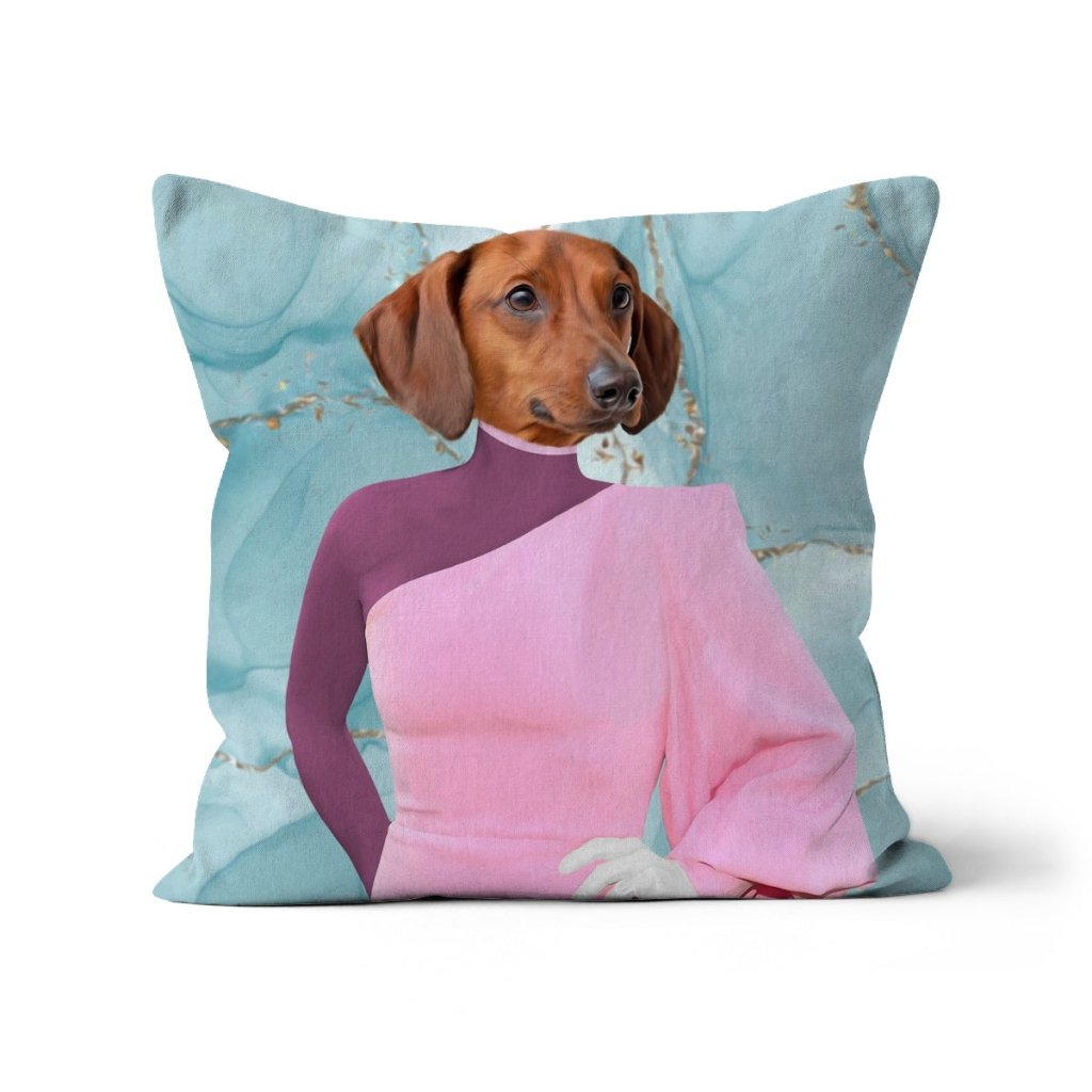 Luxury Glamour Star Custom Pet Pillow | Funny Pet Portrait | Paw & Glory