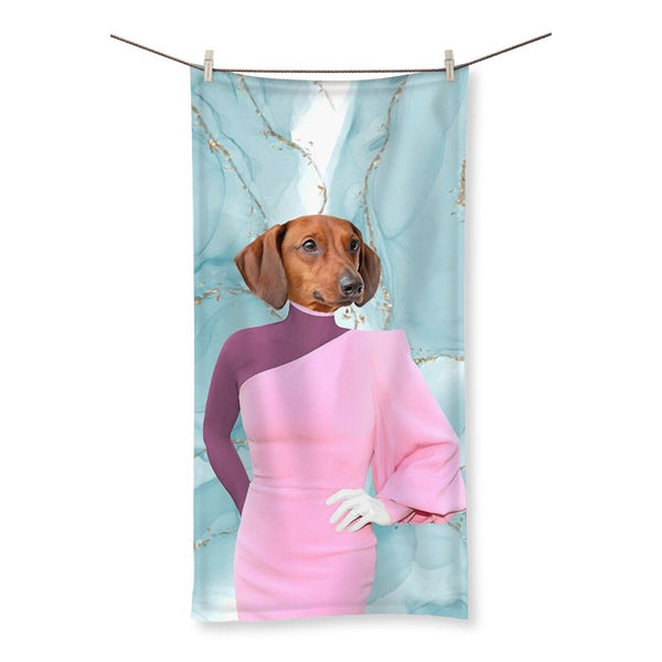 Luxury Glamour Star Custom Pet Towel | Pet Lover Gift | Paw & Glory