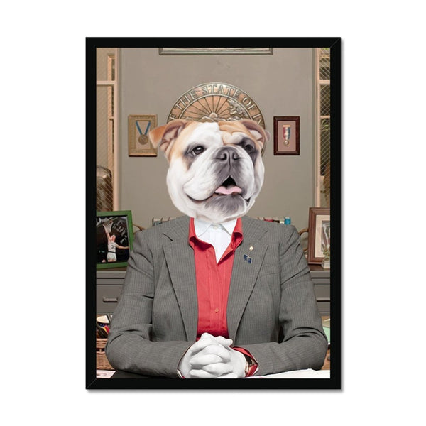Town Hall Leader Custom Pet Portrait | Paw & Glory