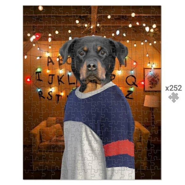 Retro 80s Sci-Fi Custom Pet Puzzle | Pet Lover Gift | Paw & Glory