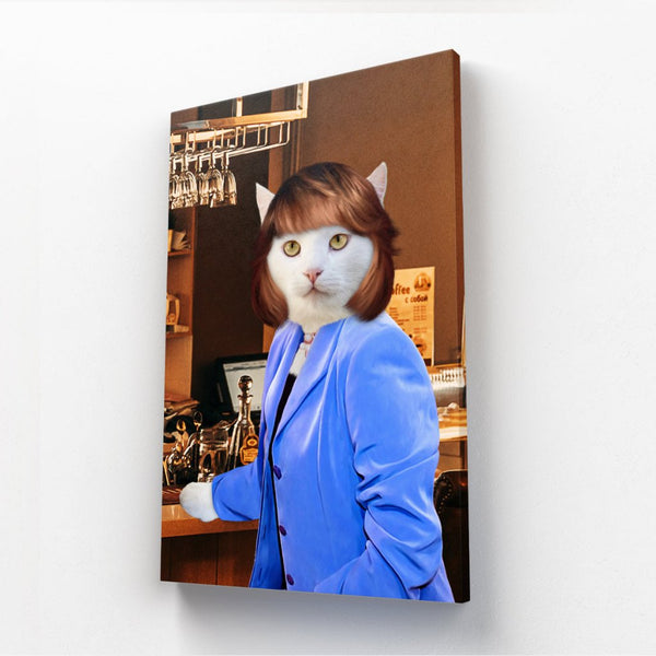 Glamorous Neighbour Custom Pet Canvas | Custom Pet Portrait Canvas | Paw & Glory