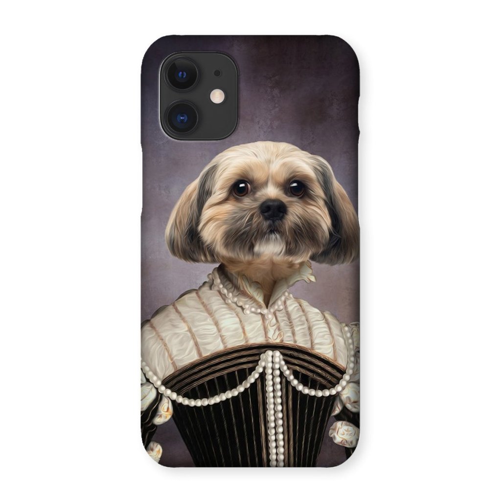 The Marquise: Custom Pet Phone Case - Paw & Glory - Dog Portraits - Pet Portraits