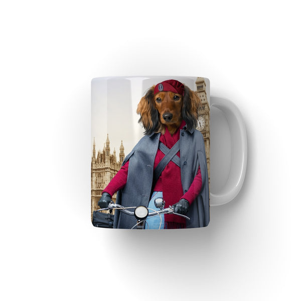 Vintage Midwife Custom Pet Coffee Mug | Funny Pet Portrait Gift | Paw & Glory