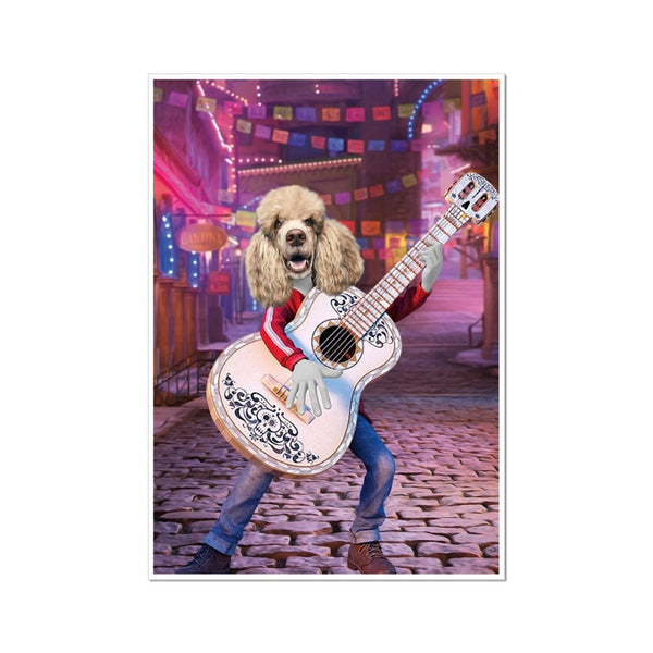 Festival Musician Custom Pet Poster | Pet Portrait Print | Paw & Glory