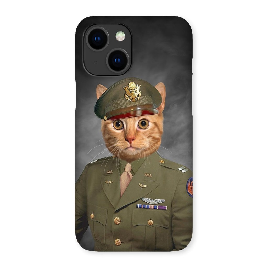 The Military Officer: Custom Pet Phone Case - Paw & Glory - Dog Portraits - Pet Portraits